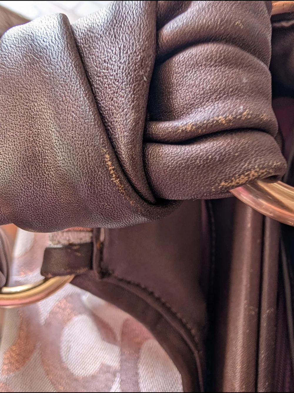 Coach Parker Rare Iridescent Copper Kisslock Hobo & Wristlet (B0993-13509)